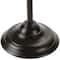 13" Decorative Small Golden Luster Brown Stemmed Votive Candle Holder